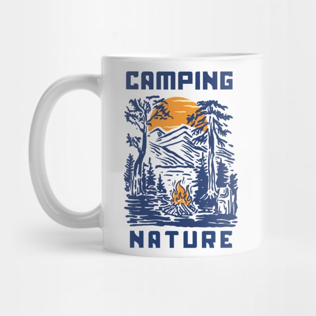 Camping on Nature Landscape by RiyanRizqi